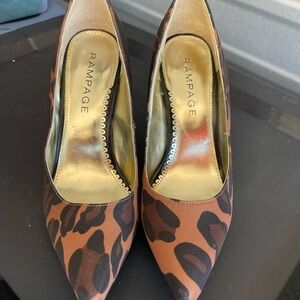 Rampage Brown Leopard Print Women's Shoes